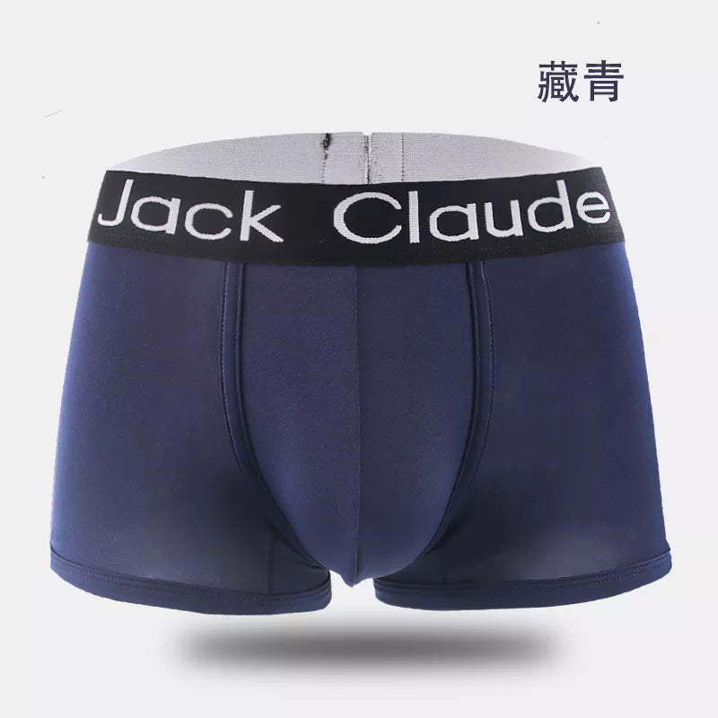 Calzoncillos tipo bóxer ajustados y transparentes de Jack Claude