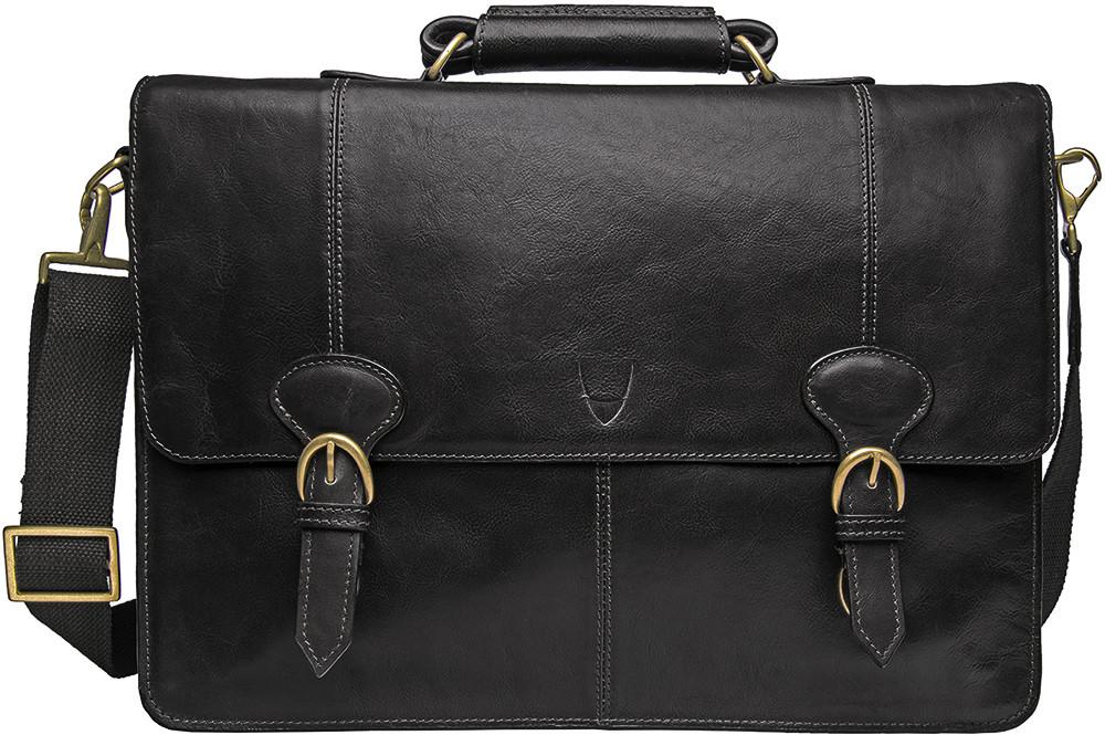 Parker Men's Leather Laptop Briefcase