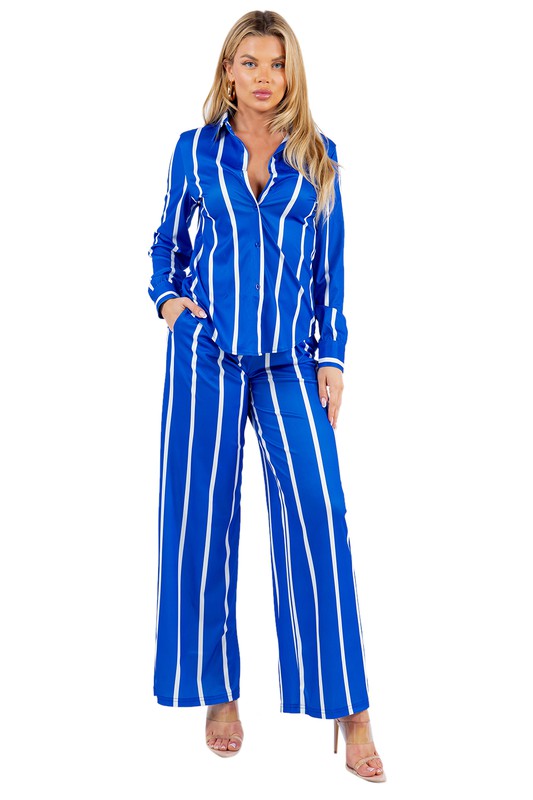 Fancy Pinstripe Princess Set