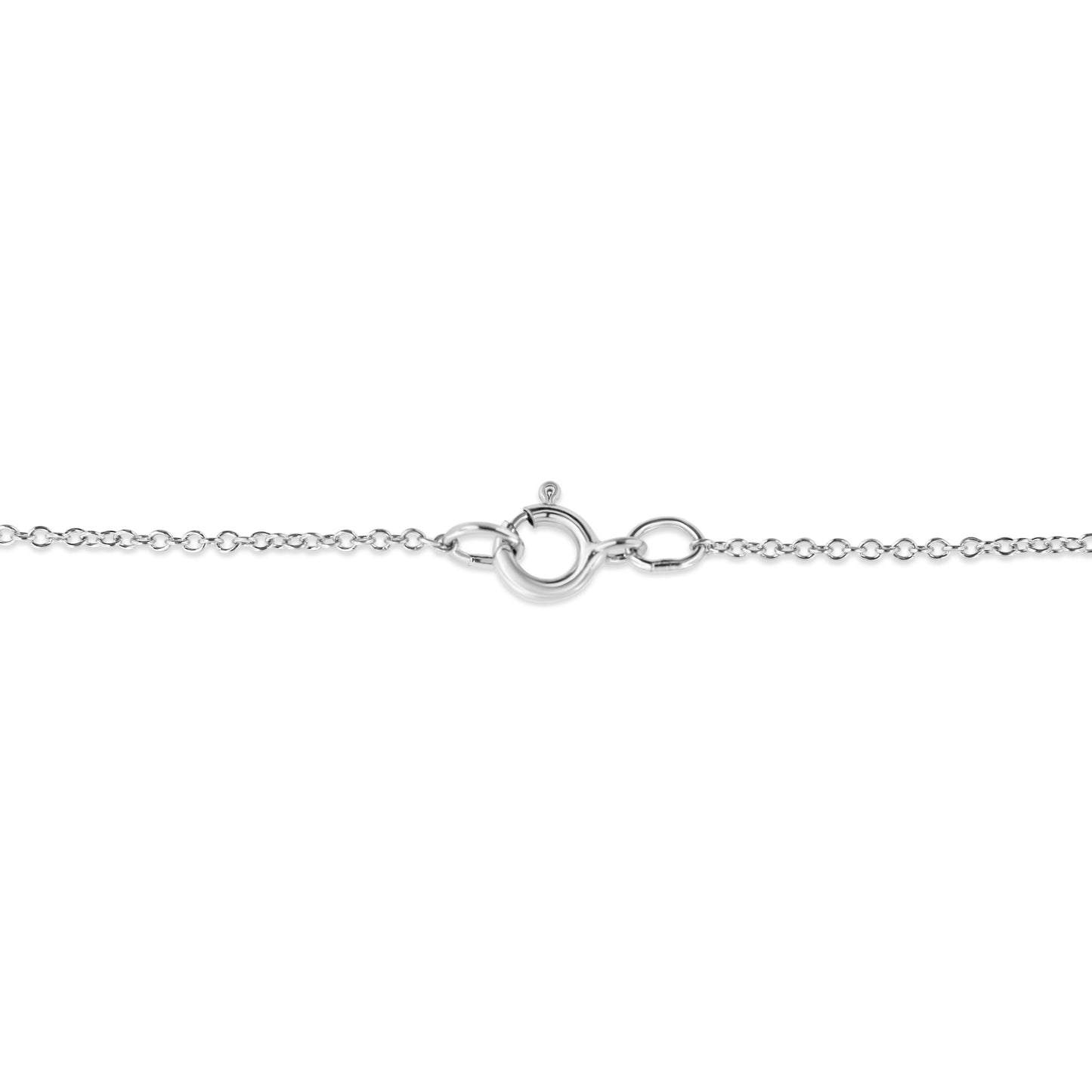.925 Sterling Silver Prong-Set Diamond Accent Double Heart 18" Pendant Necklace (I-J Color, I1-I2 Clarity)