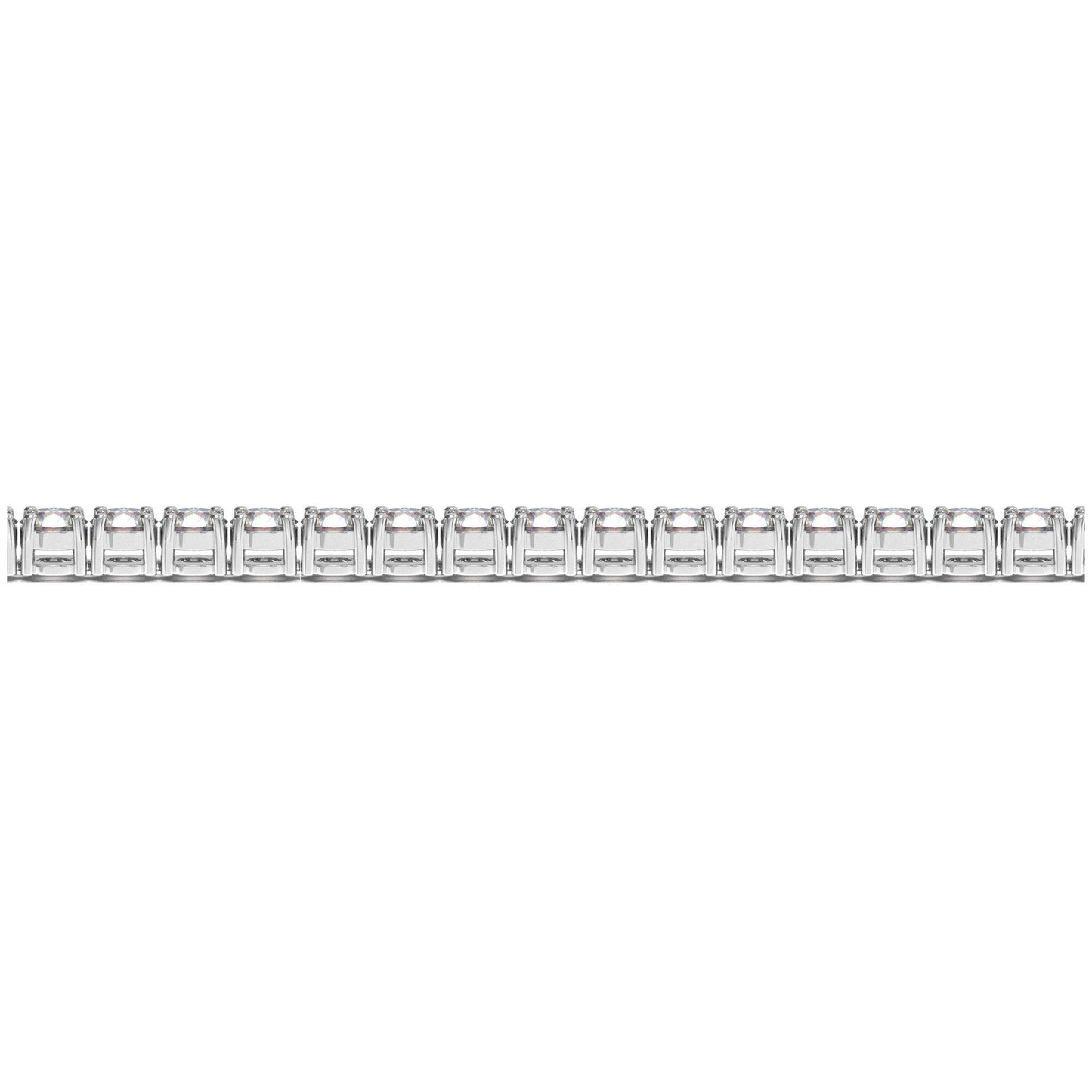 Lab Grown Round Diamond Tennis Bracelet in 14k White Gold (8 cctw F/G  VS2/SI1)