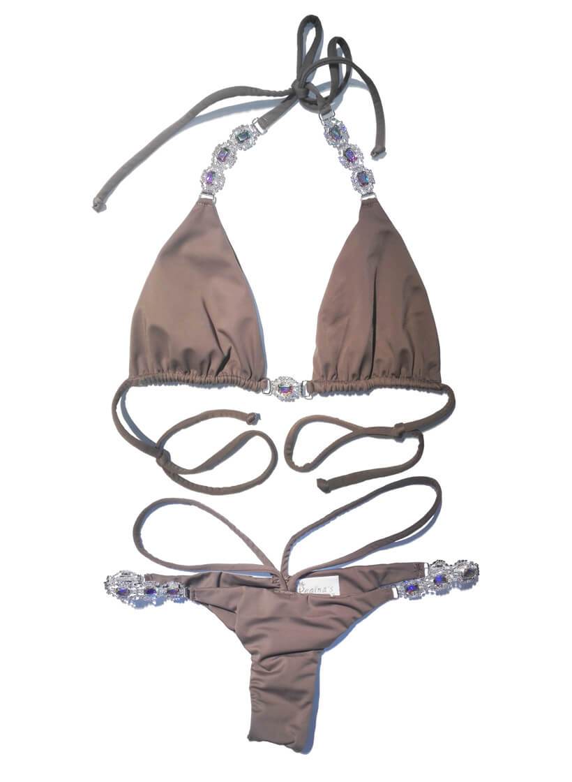 Shanel Triangle Top & Tango Bottom - Brown