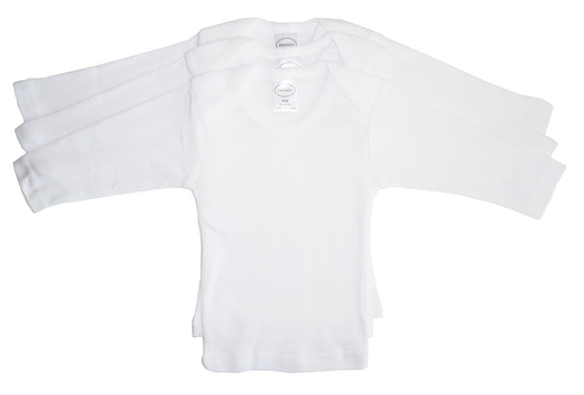 Bambini Long Sleeve White Lap T-Shirt