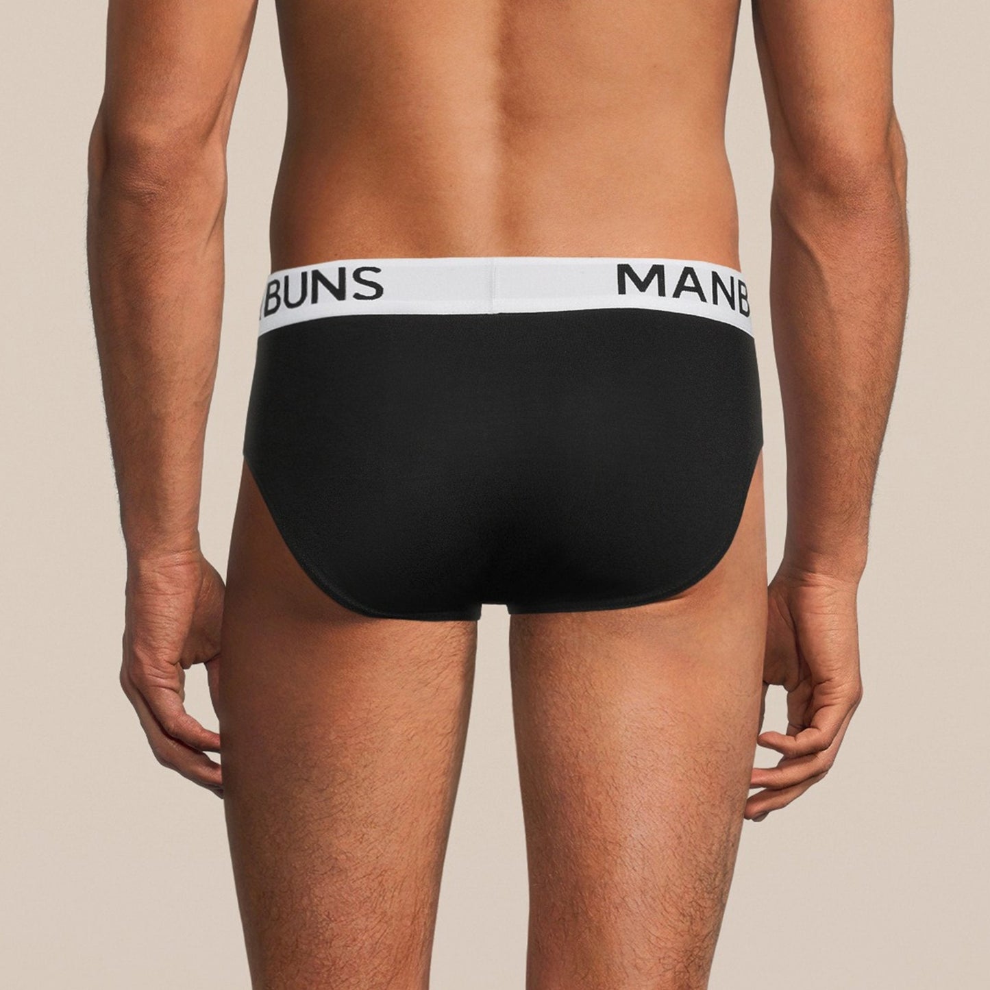 Calzoncillos clásicos negros tipo slip para hombre