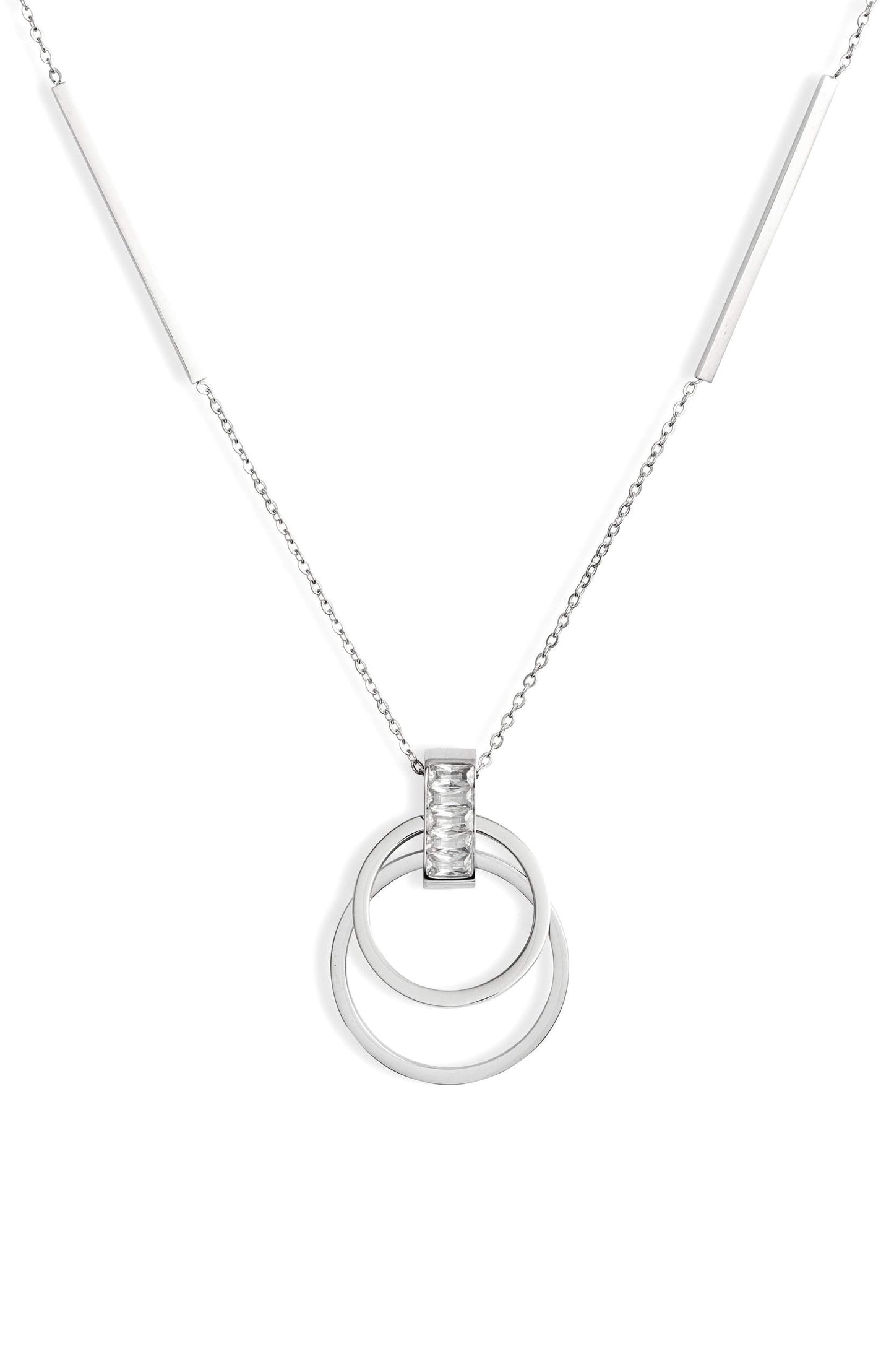 Crystal Open Pendant Necklace | More Colors Available