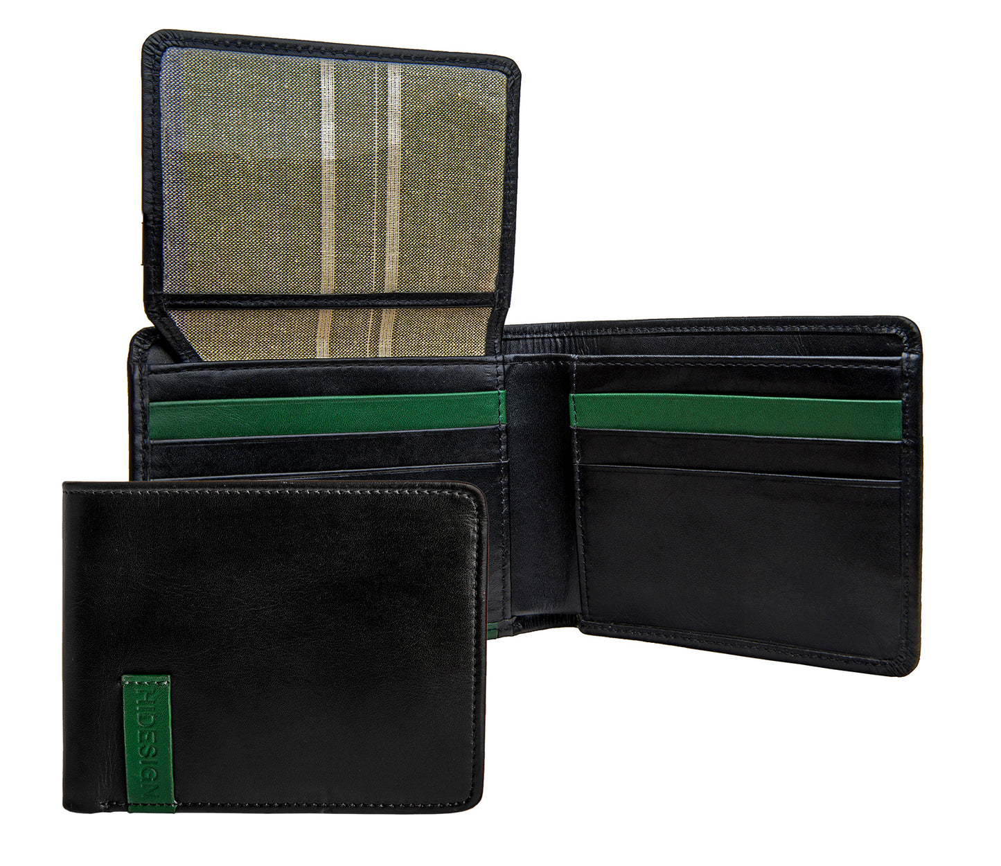 Hidesign Dylan 05 Leather Multi-Compartment Trifold Wallet