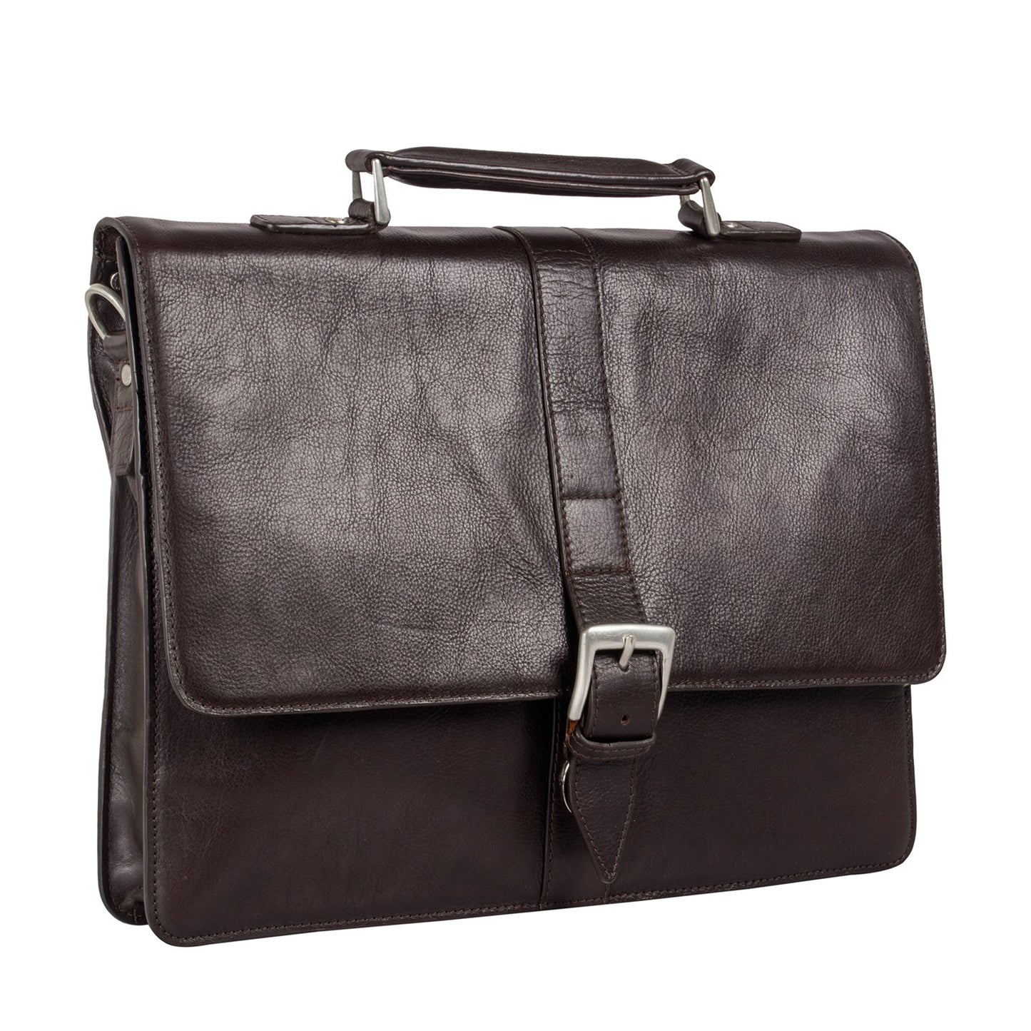 Hudson Men's Large Leather Briefcase