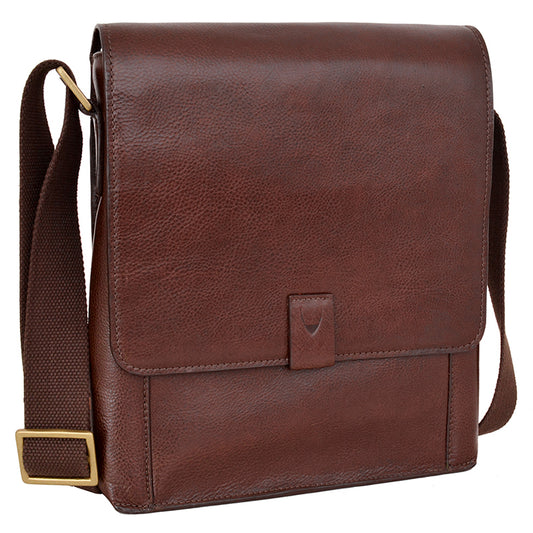 Hidesign Aiden Medium Leather Messenger Cross Body Bag