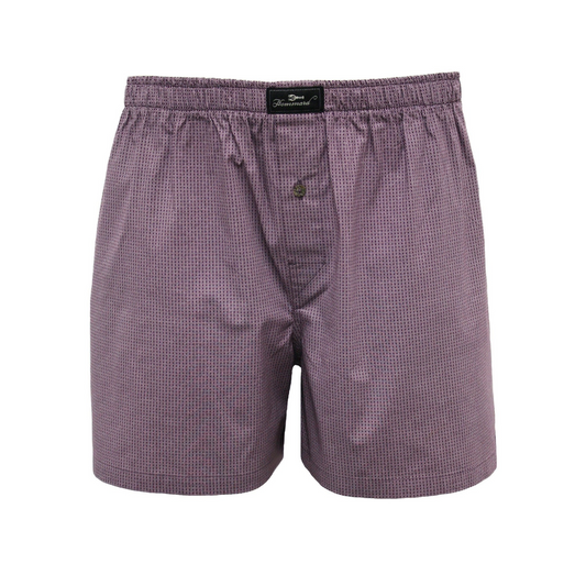 Woven Cotton Boxer Shorts Bordeaux Ball