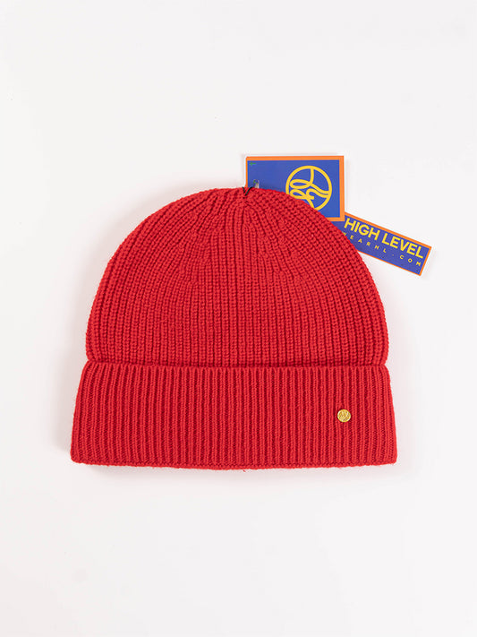 Gorro de cachemira rojo HL