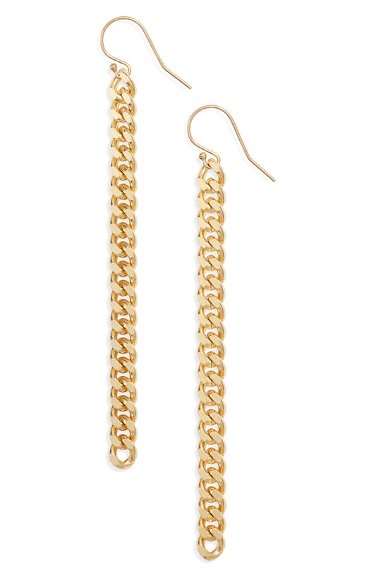 Petite Classic Chain Drop Earrings | More Colors Available