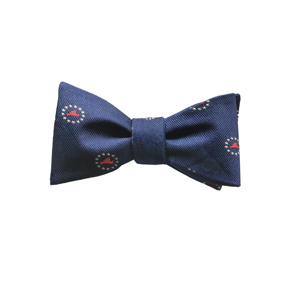 Martha's Vineyard 4th of July Bow Tie - Woven Silk