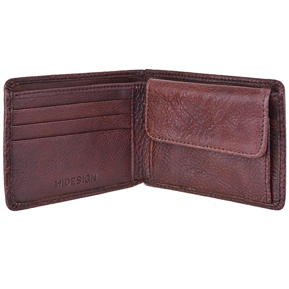 Giles Vegetable Tanned Leather Wallet With Coin Pocket