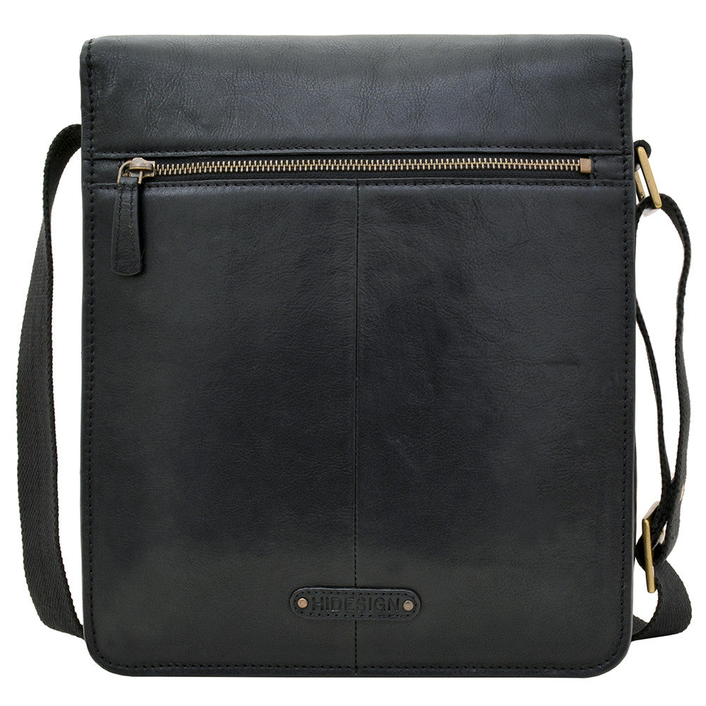 Aiden Medium Vertical Leather Messenger Bag