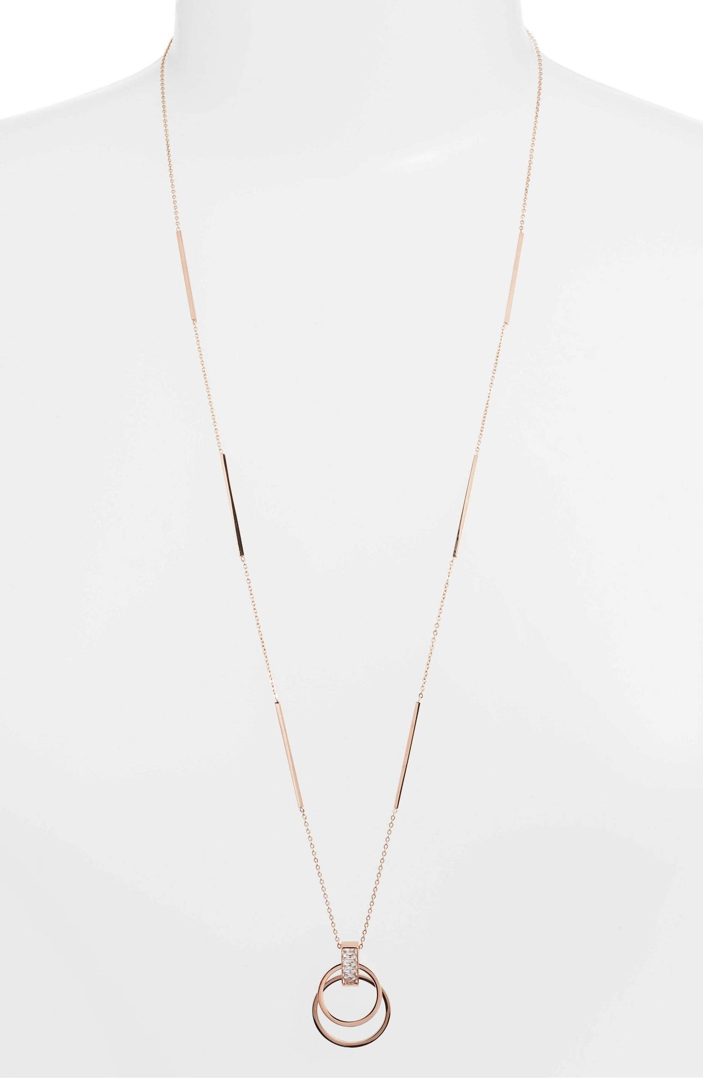 Crystal Open Pendant Necklace | More Colors Available