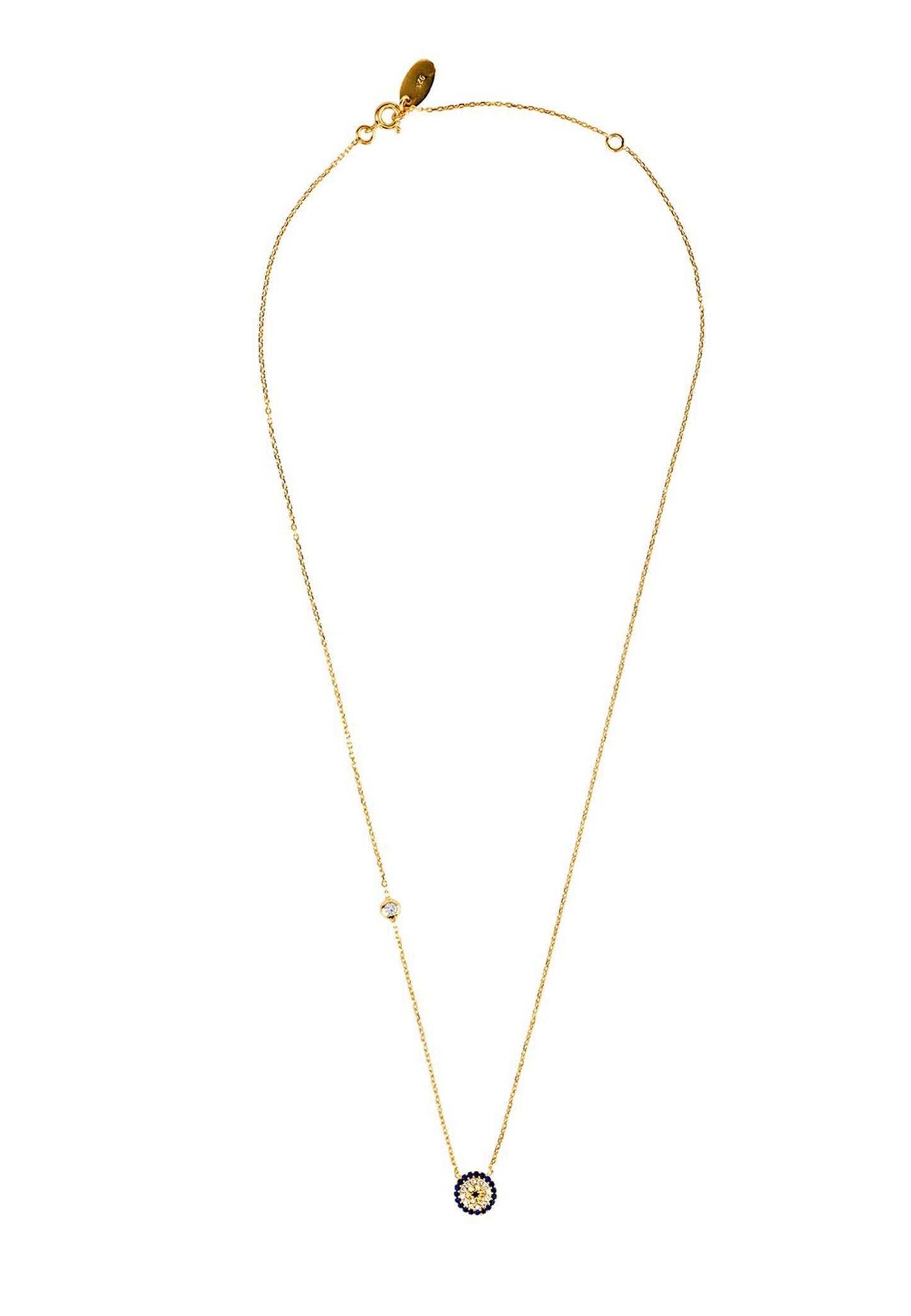 Evil Eye Necklace Gold