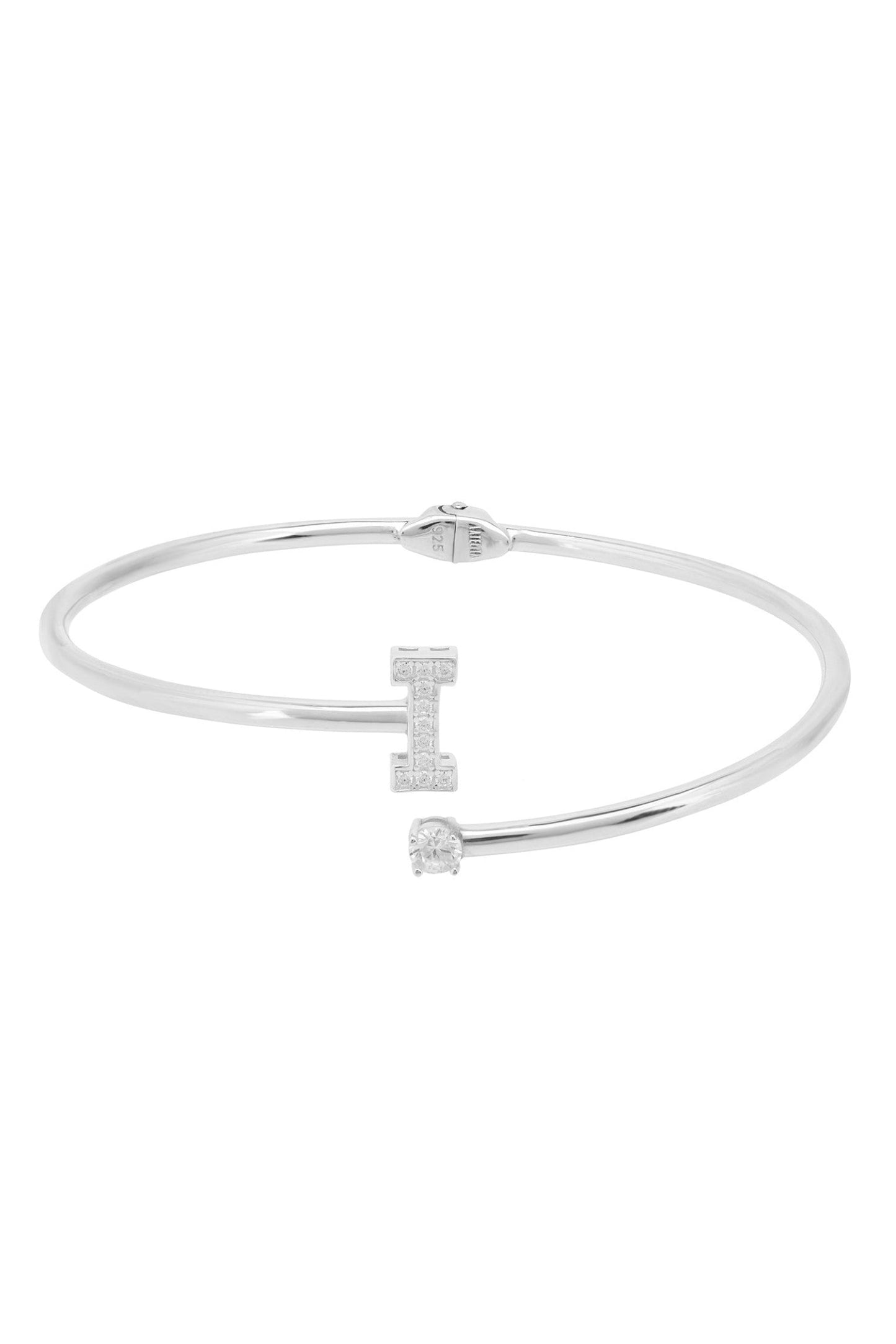 Initial Bangle Silver I