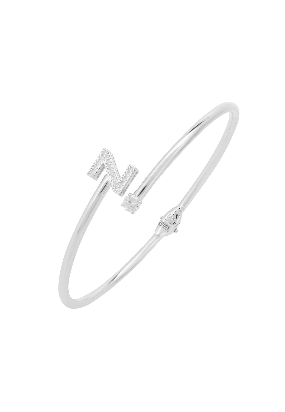 Initial Bangle Silver Z