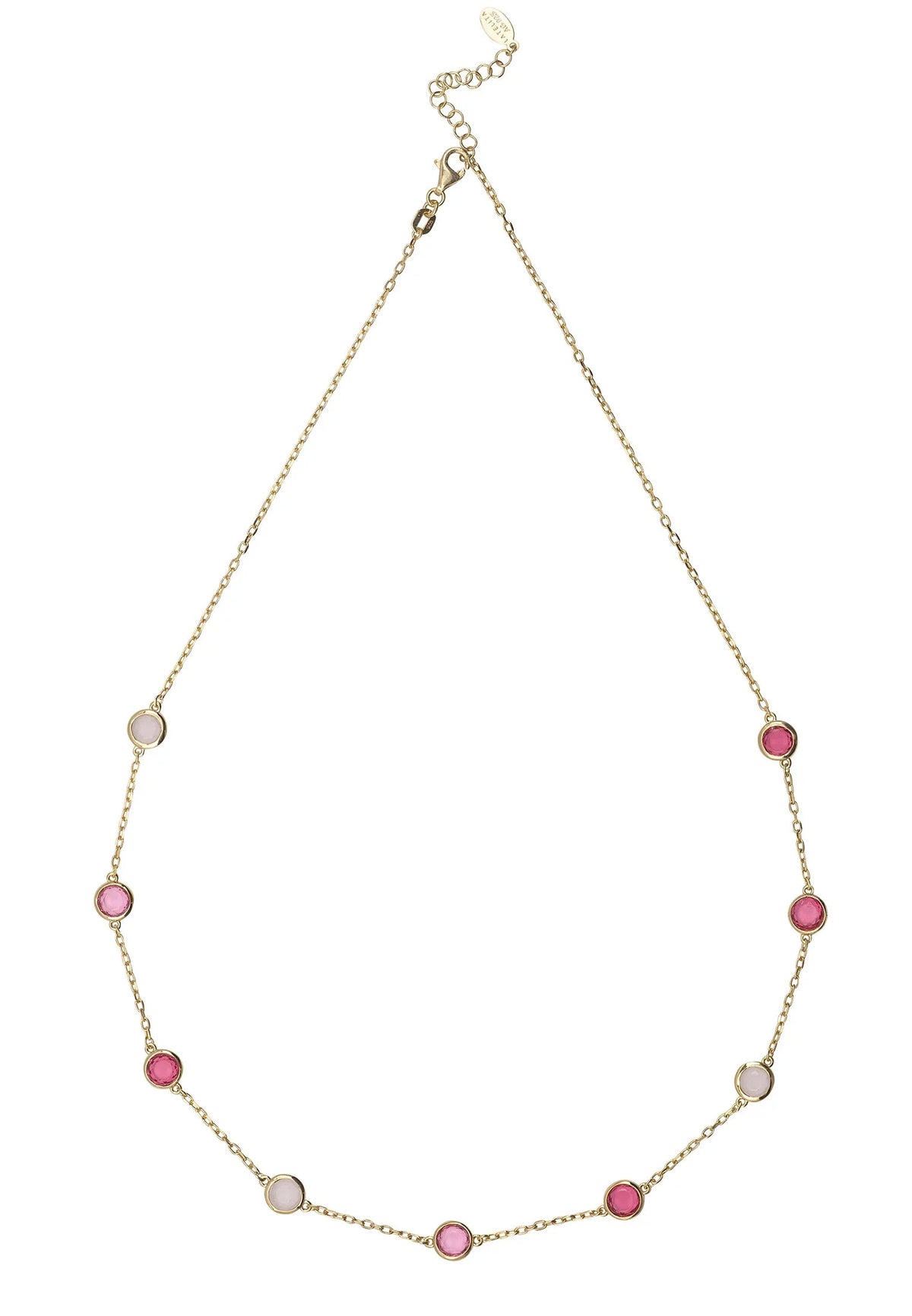 Sardinia Necklace Gold the Pinks