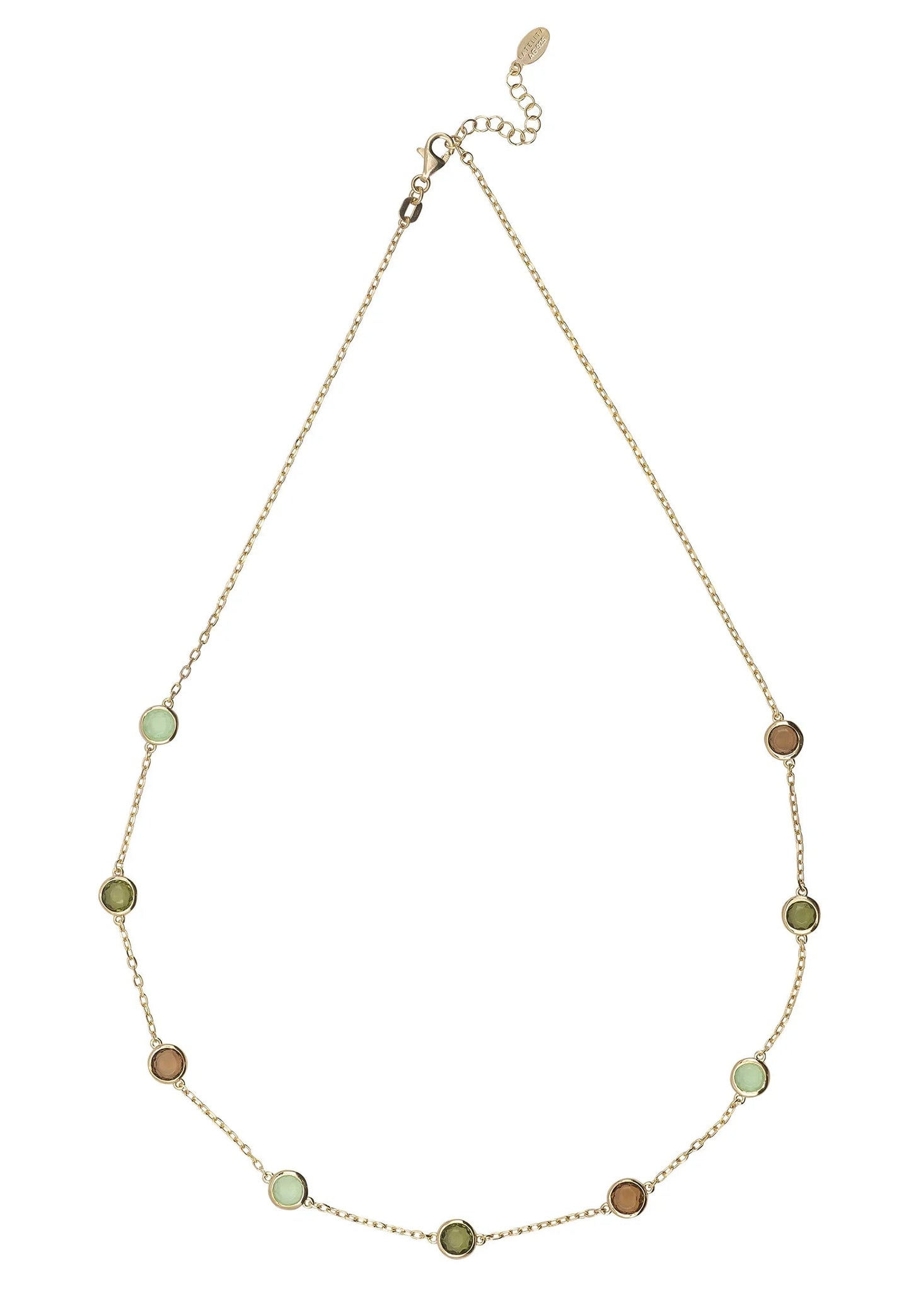 Sardinia Necklace Gold the Greens