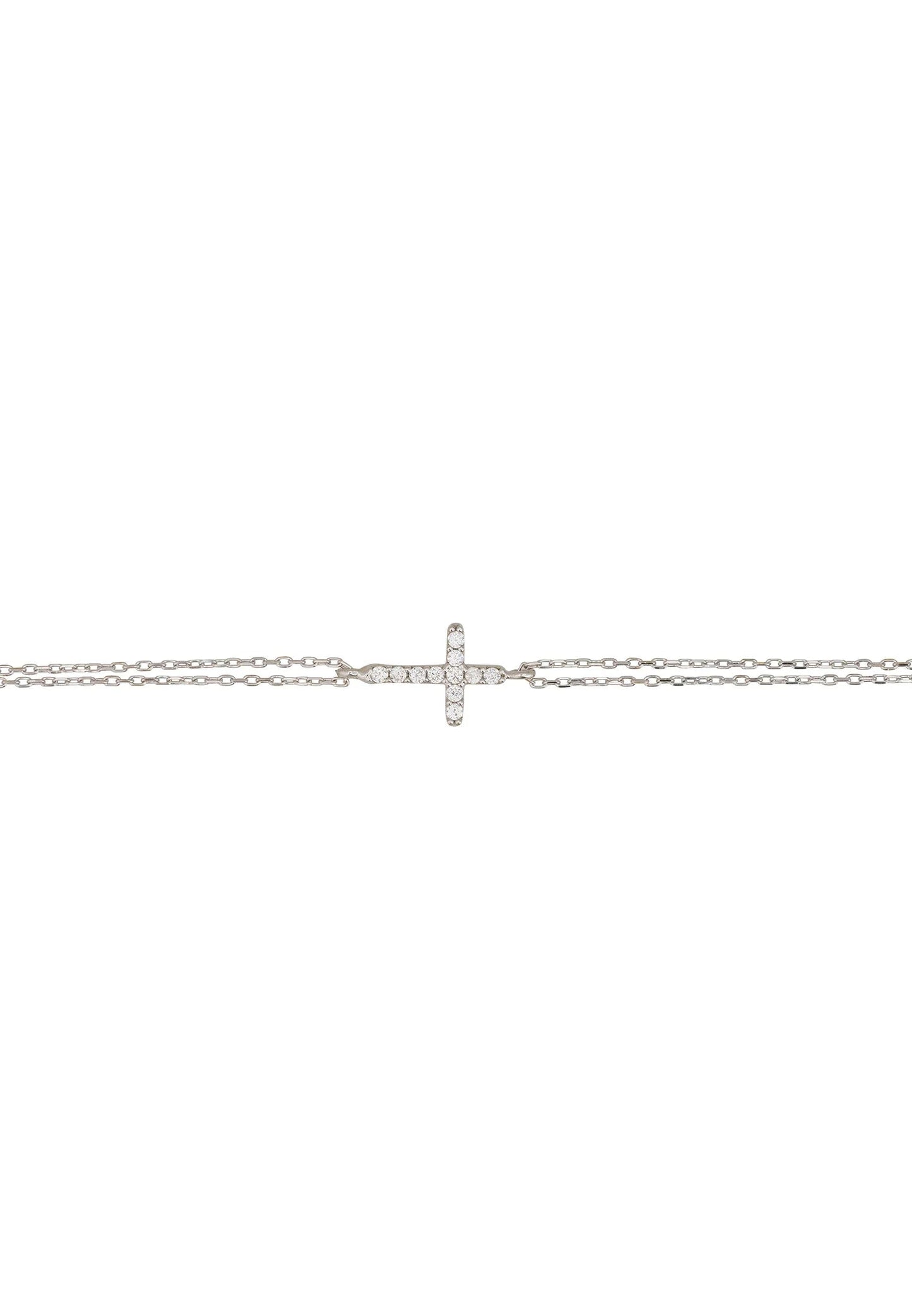Divina Fashion Bracelet Silver (Cross)