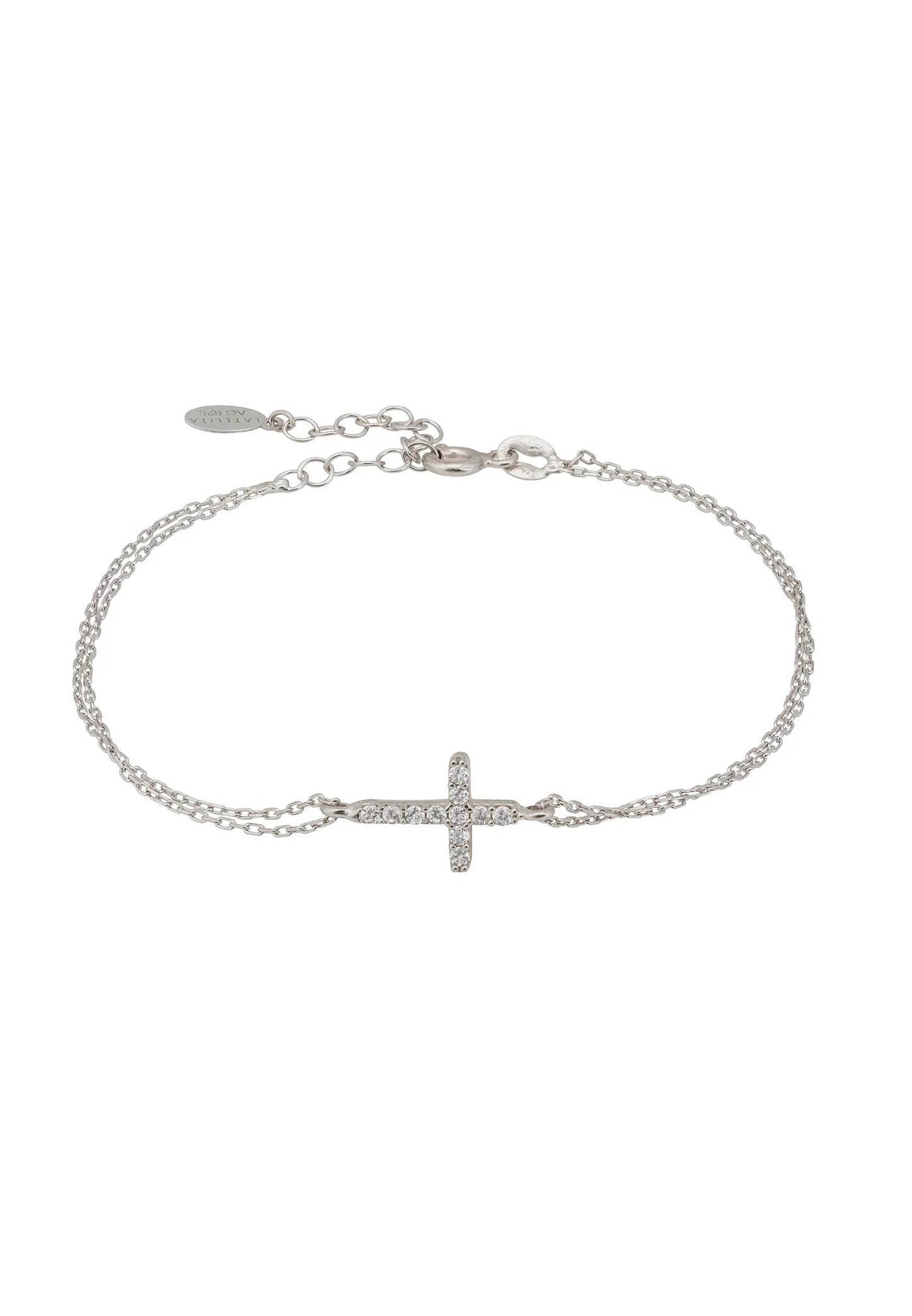 Divina Fashion Bracelet Silver (Cross)