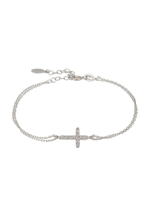 Divina Fashion Bracelet Silver (Cross)