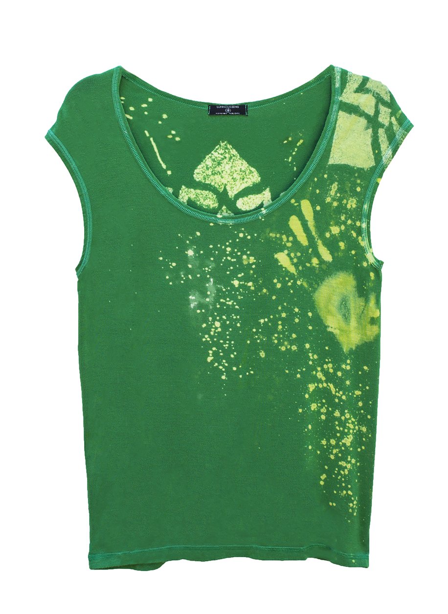 Camiseta Star Yantra Yoga OM Aspen verde