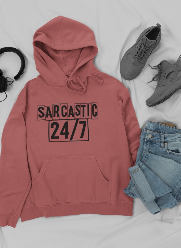 Sudadera con capucha Sarcastic 24/7