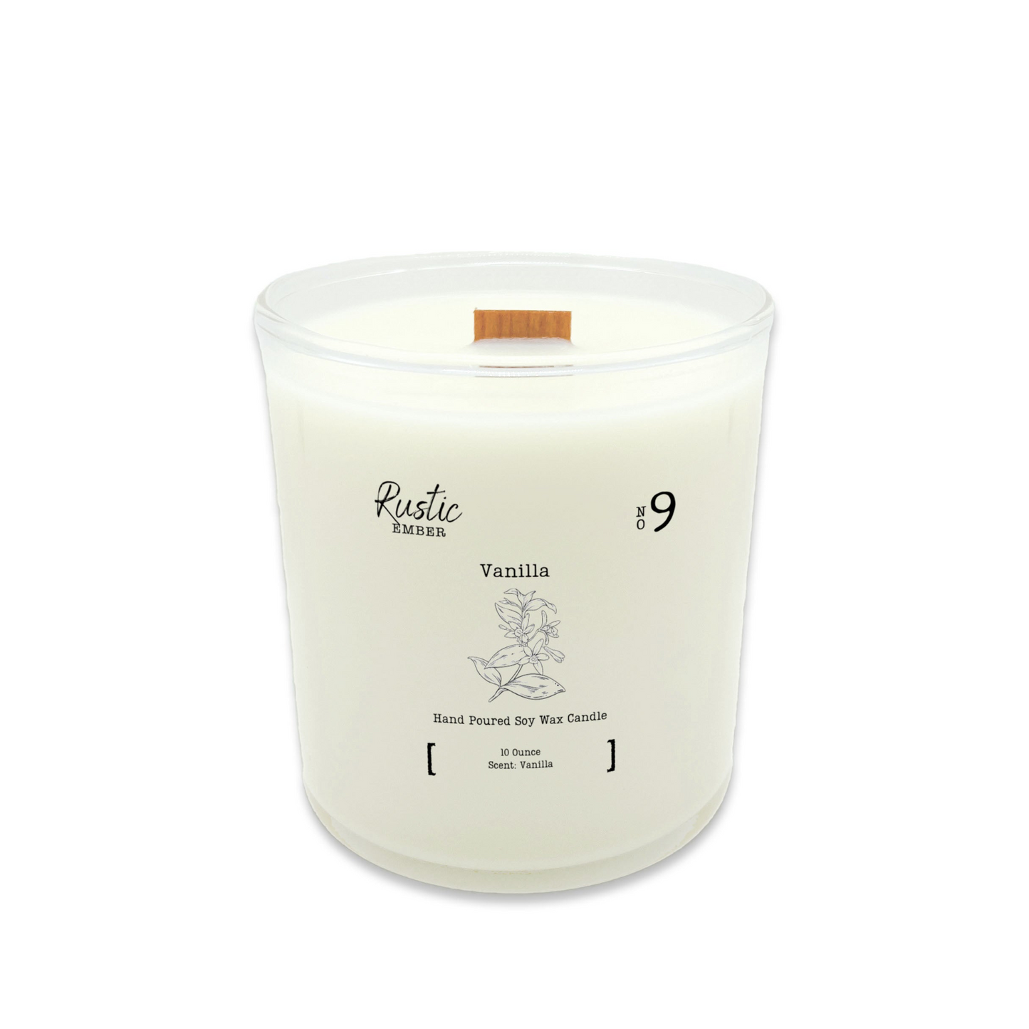 Rustic Ember | Vanilla | 10 Ounce Candle