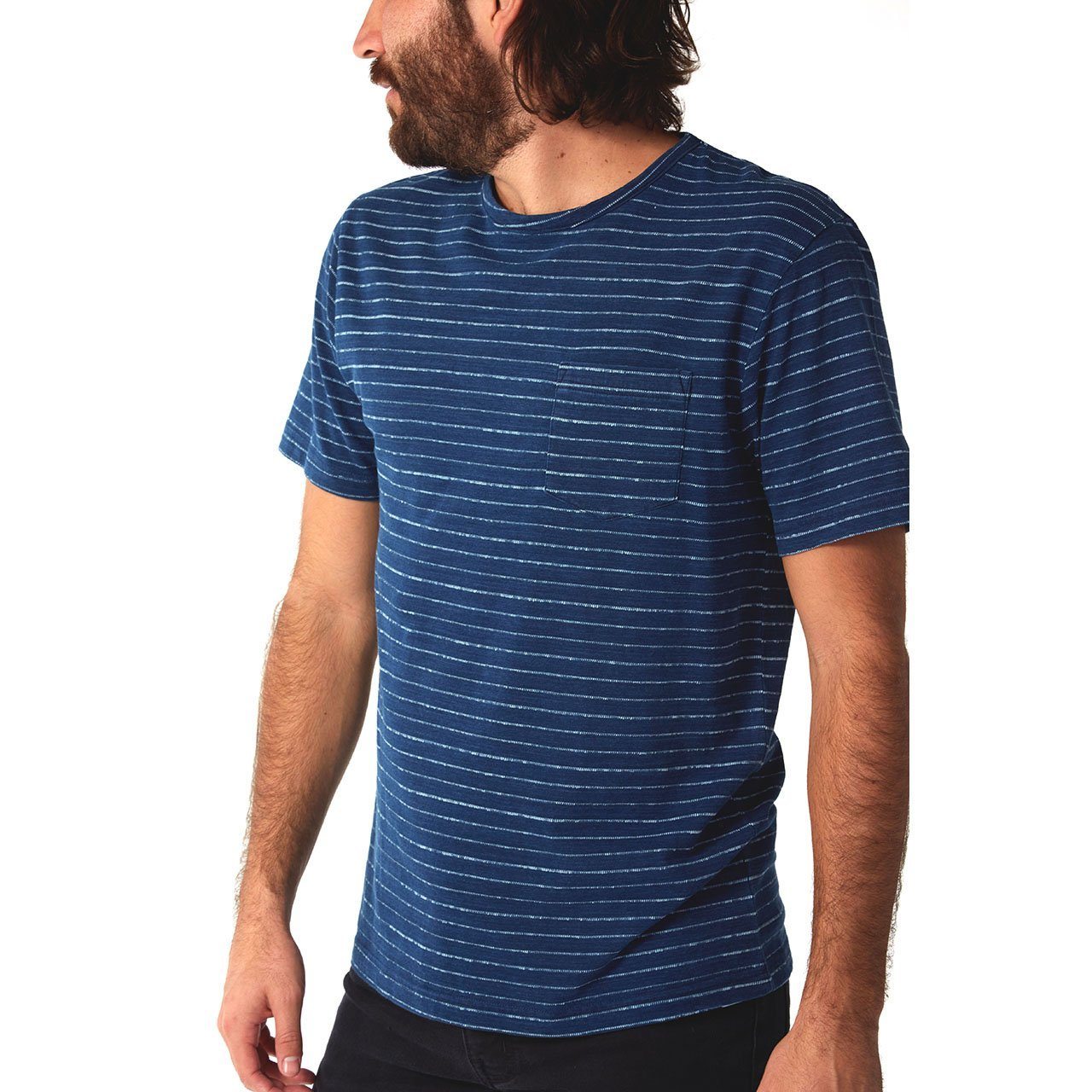 Camiseta Lucas Indigo Jacquard