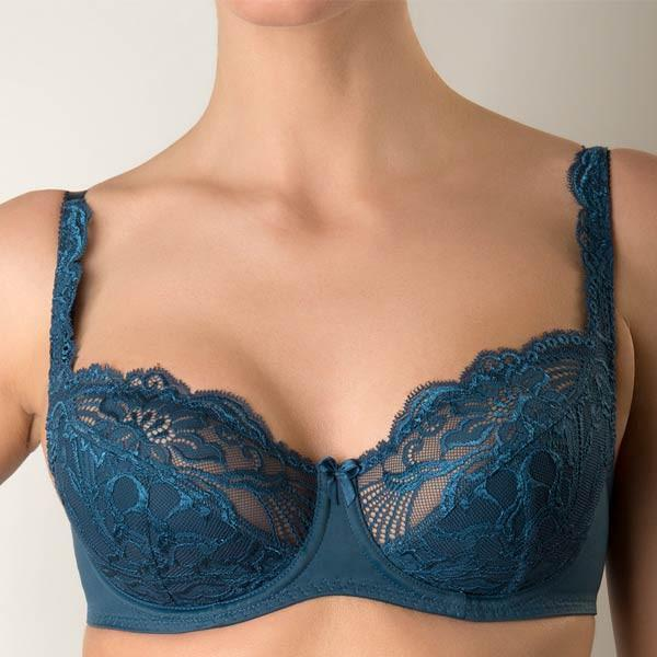 Semi-Sheer Lace Full Figure Bra Vova Laura