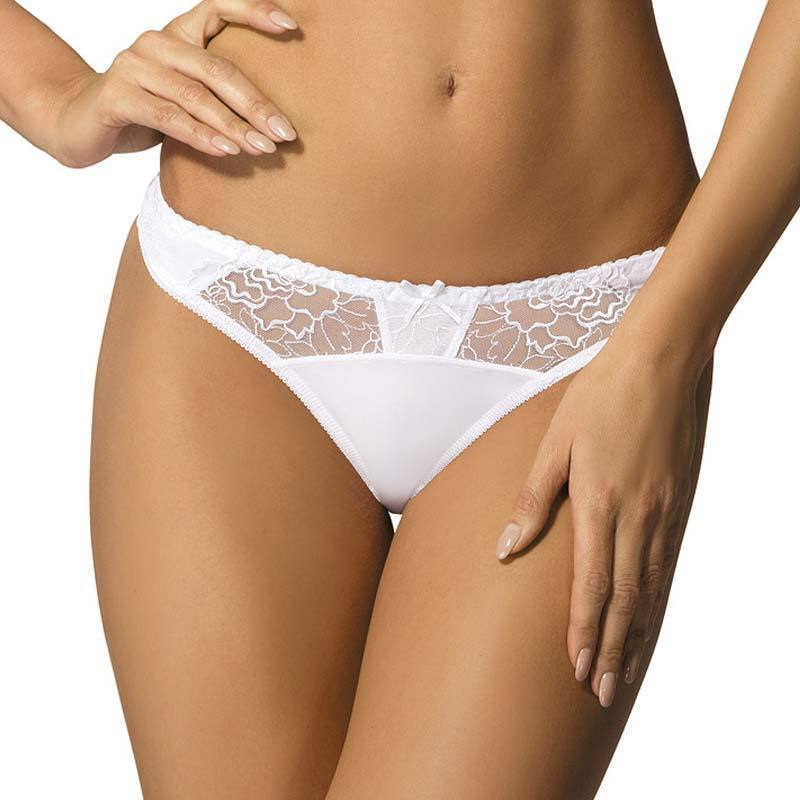 Semi Sheer Thong Panty Gorteks Pamela White