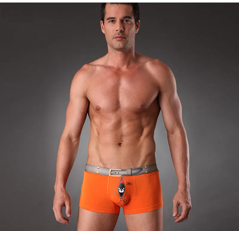 Calzoncillos tipo bóxer y slip para hombre de Christie Kirkland con divertidos dibujos animados