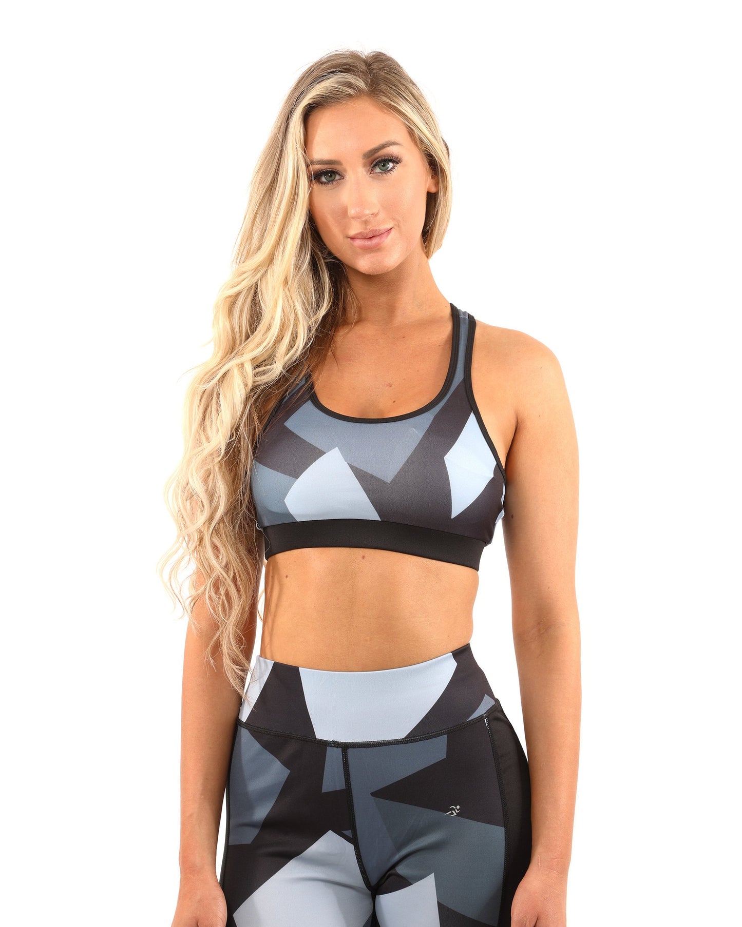 Bondi Set - Leggings & Sports Bra - Black/Grey