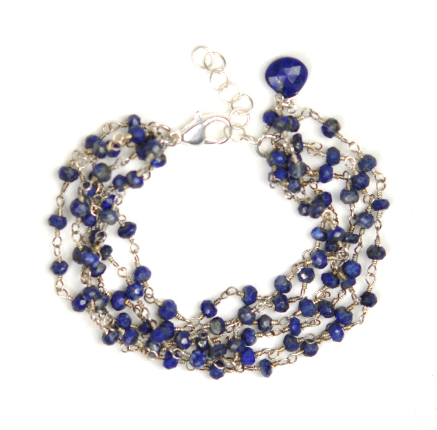 Lapis Lazuli Sterling Silver Bracelet