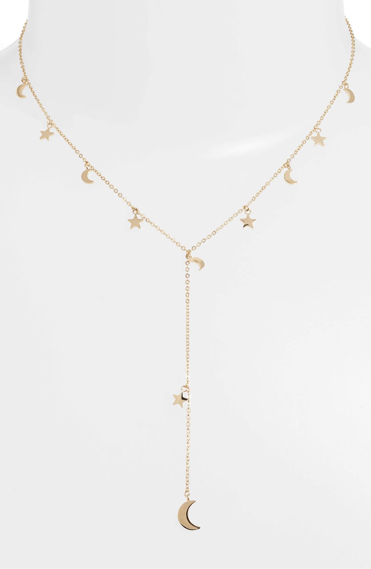 Sun Moon Stars Y-Necklace