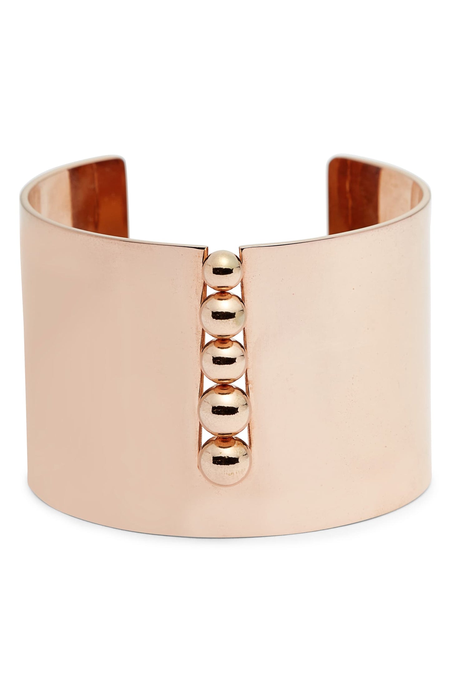 Inset Bead Wide Cuff | More Colors Available