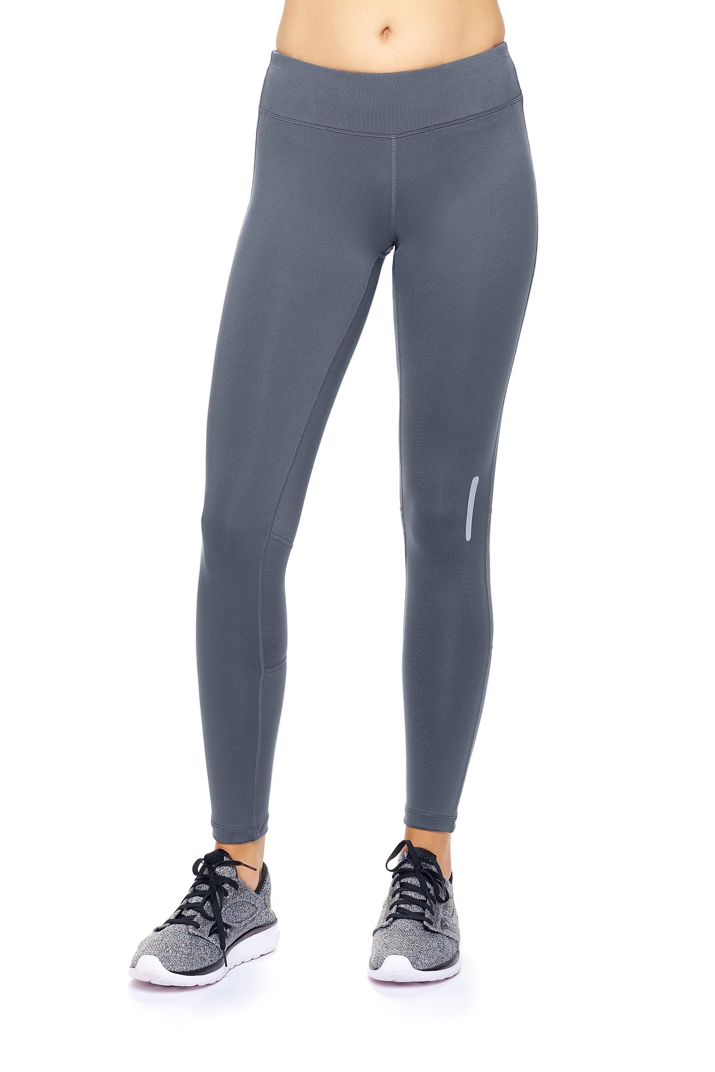 Mid-Rise Zip Pocket Full Length Leggings