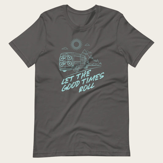 Let the Good Times Roll Tee - Storm Grey