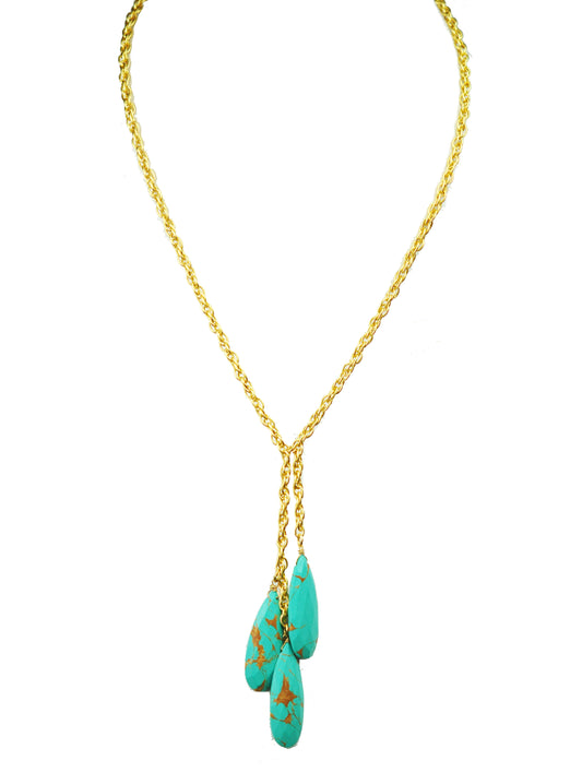 Triple Turquoise Necklace