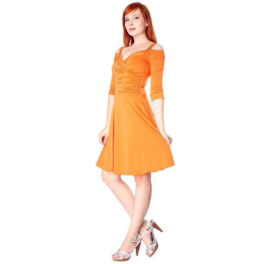 Evanese Women's Elegant Slip on Short Cocktail Dress With 3/4 Sleeves