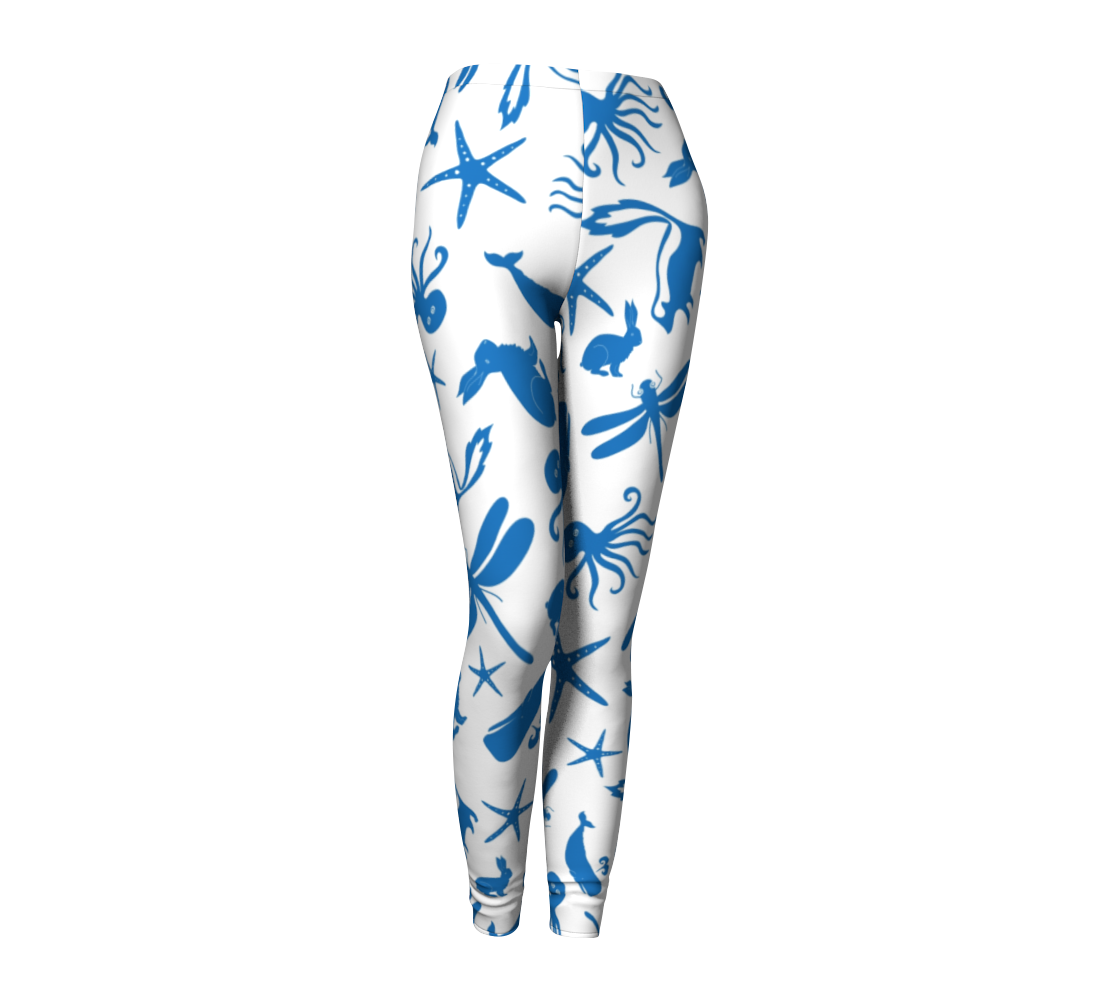 Leggings con múltiples criaturas