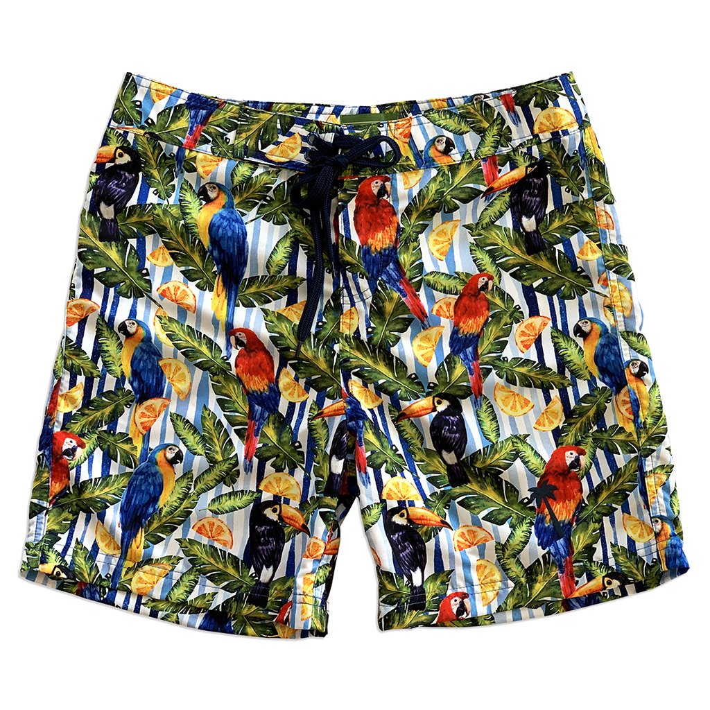 Sustainable Surf Tropical 17" Boardshorts Made From Recycled PET Bottles