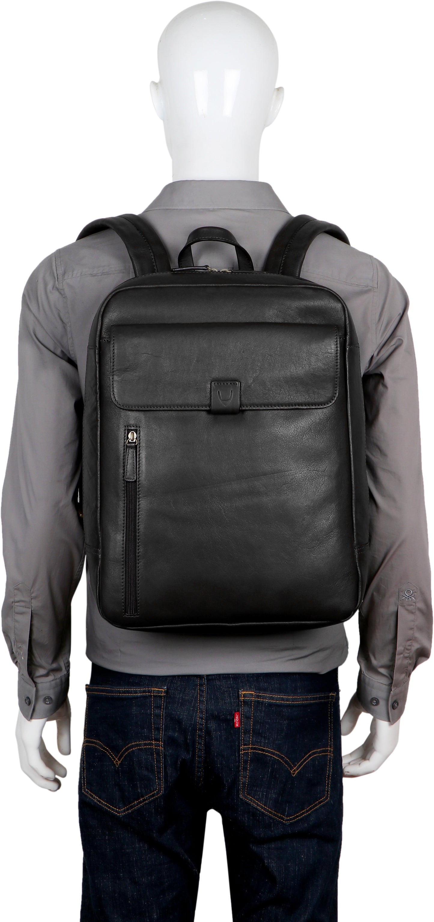 Hidesign Aiden Large Multi-Functional Leather Backpack