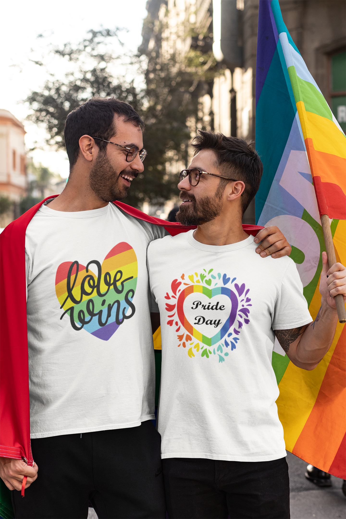 Pride Day Love Wins Rainbow Heart