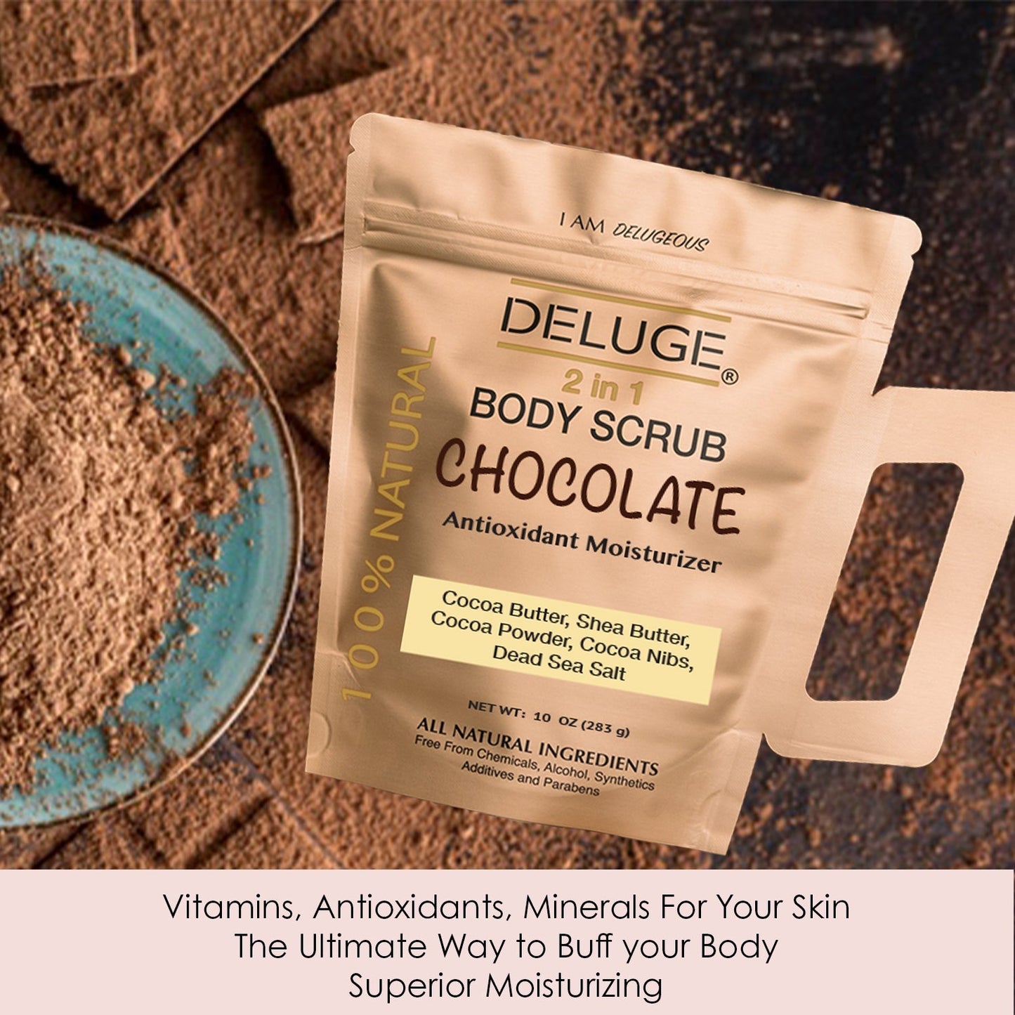 Exfoliante de chocolate 