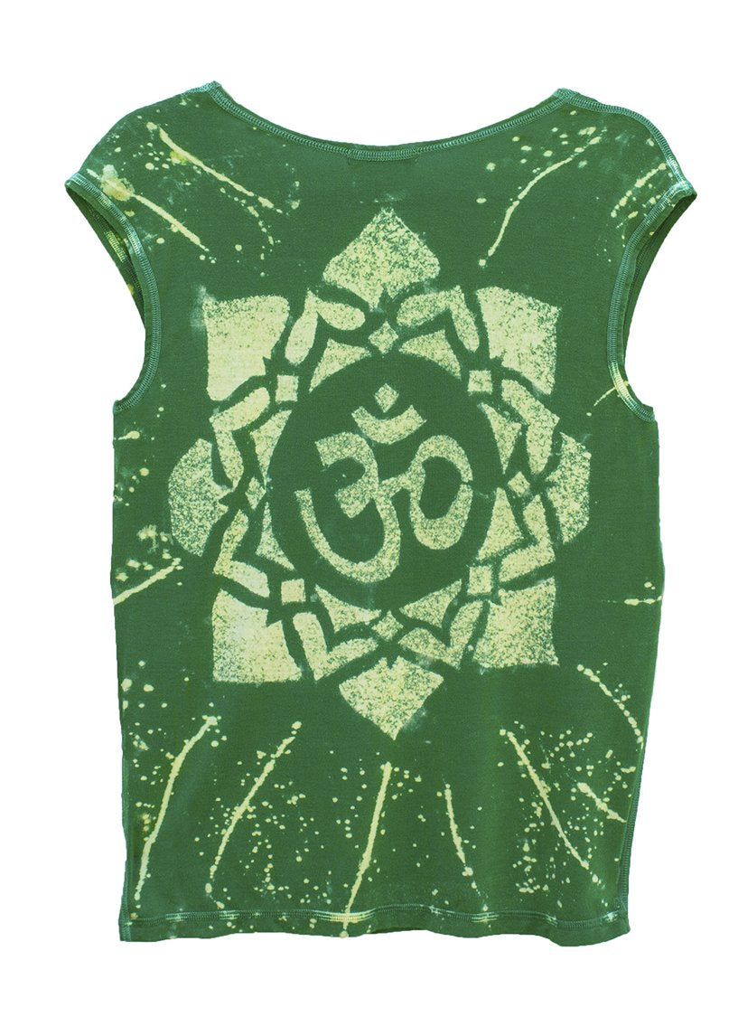 Camiseta Star Yantra Yoga OM Aspen verde