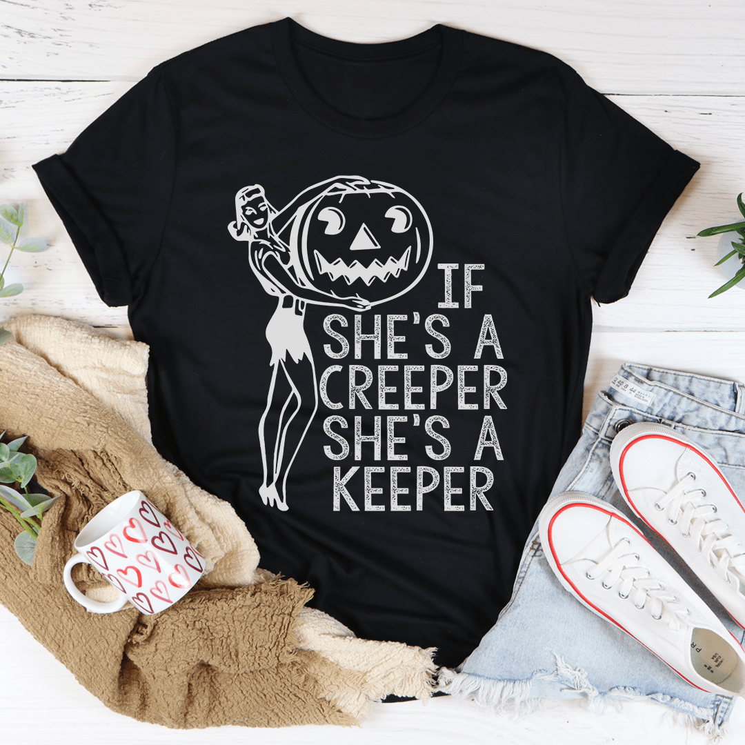 Si ella es una Creeper, ella es una Guardiana Camiseta