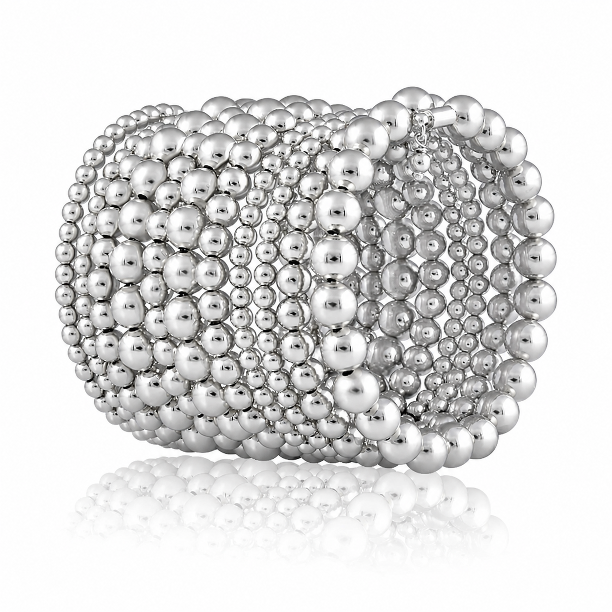 Allison Beaded Wrap Bracelet- 10 Rows